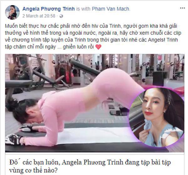 dang clip tap mong dung chuan, sieu mau minh tu bi nghi "mia mai" angela phuong trinh? - 1